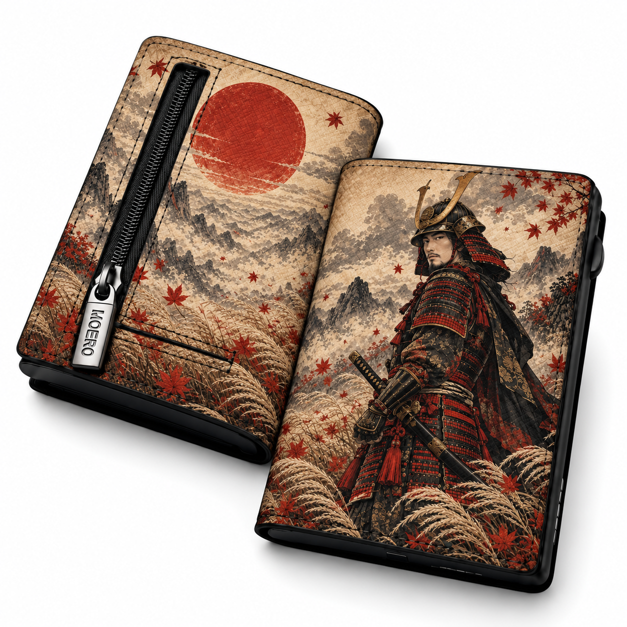 Moero Edizioni Speciali Samurai portafoglio con portamonete zip