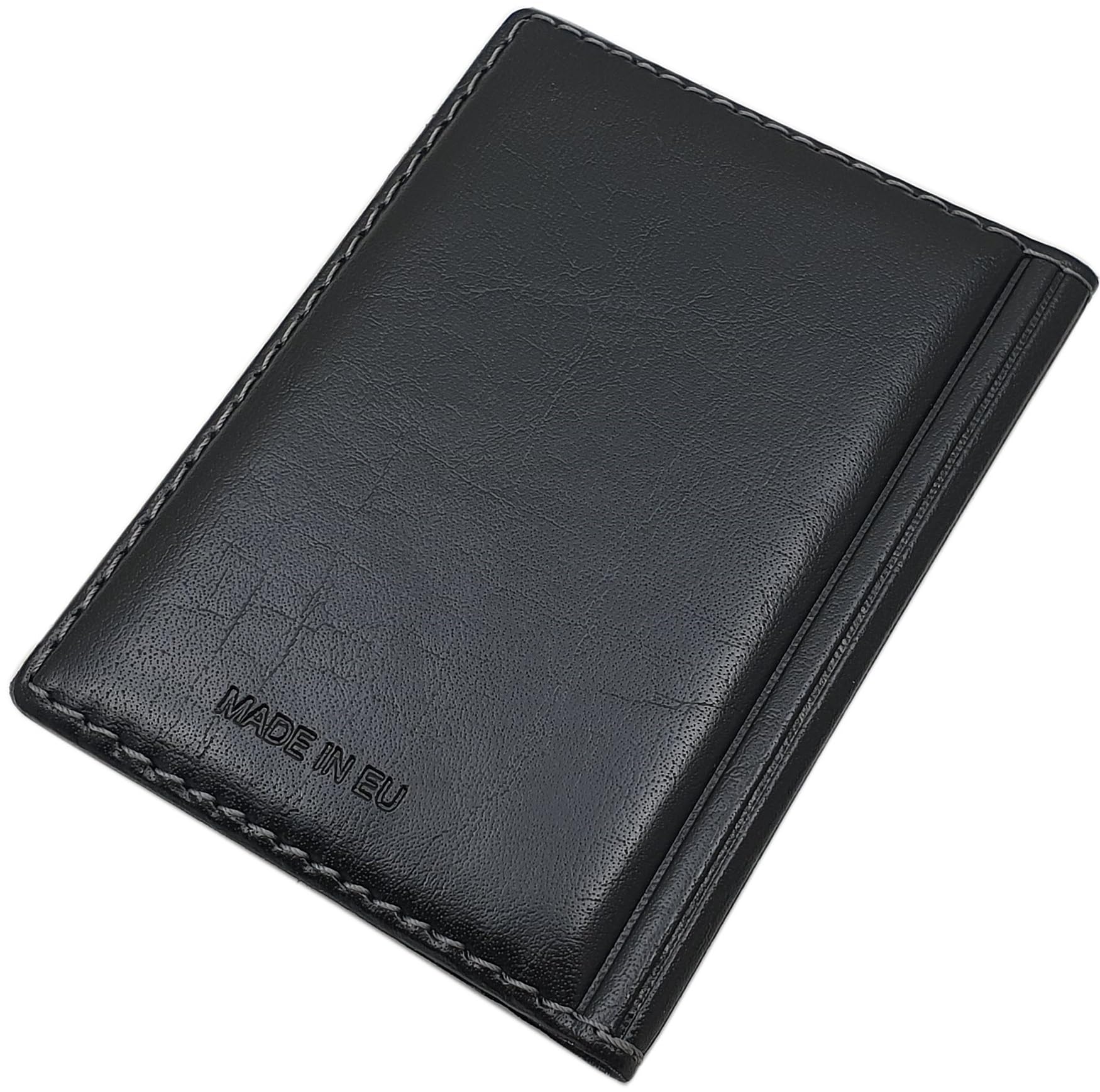 myledershop Karten- und Ausweisetuis portadocumenti Design 1 nero 12 scomparti