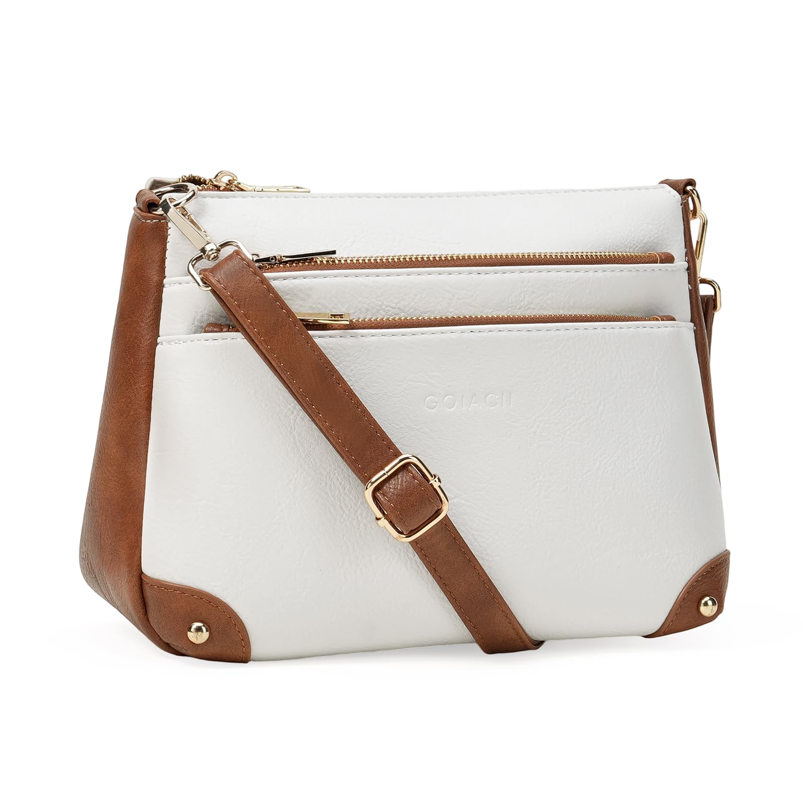 GOIACII BAG Borse a tracolla da donna hobo A04 Nero con tasche