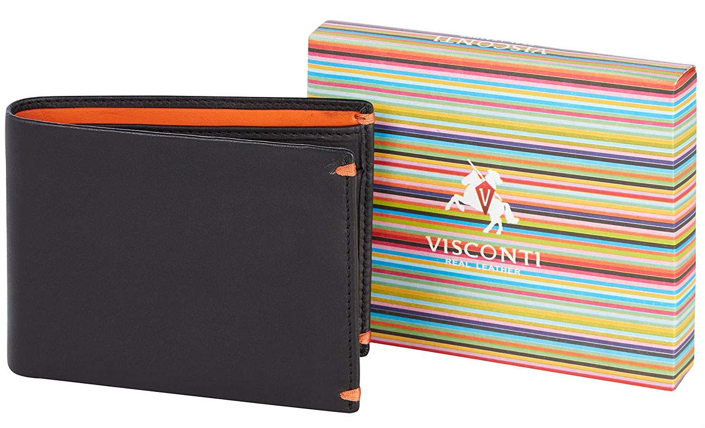 Visconti Hunters Wallets portafoglio uomo vera pelle Tap'n'Go RFID con portamonete
