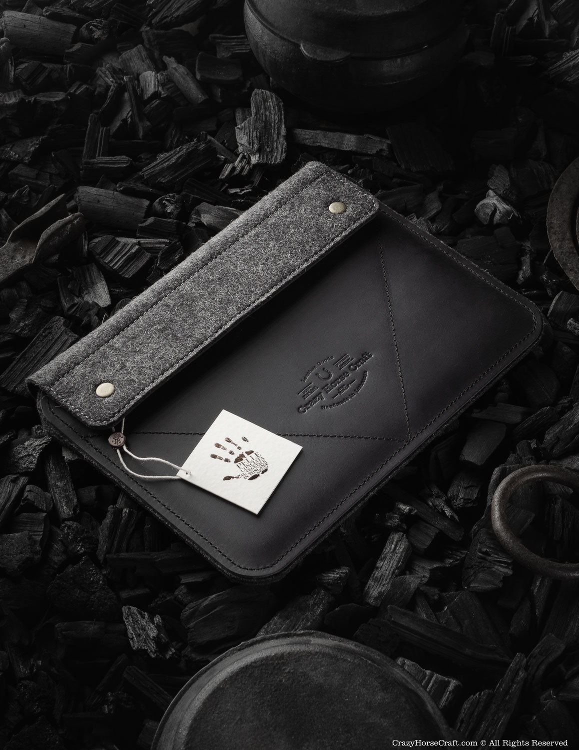 Crazy Horse Craft iPad and Kindle Cases custodia iPad Pro/Air Carbon Black
