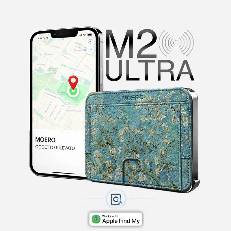 Moero Edizioni Speciali M2 Ultra Ramo di mandorlo Limited Edition portafoglio MagSafe