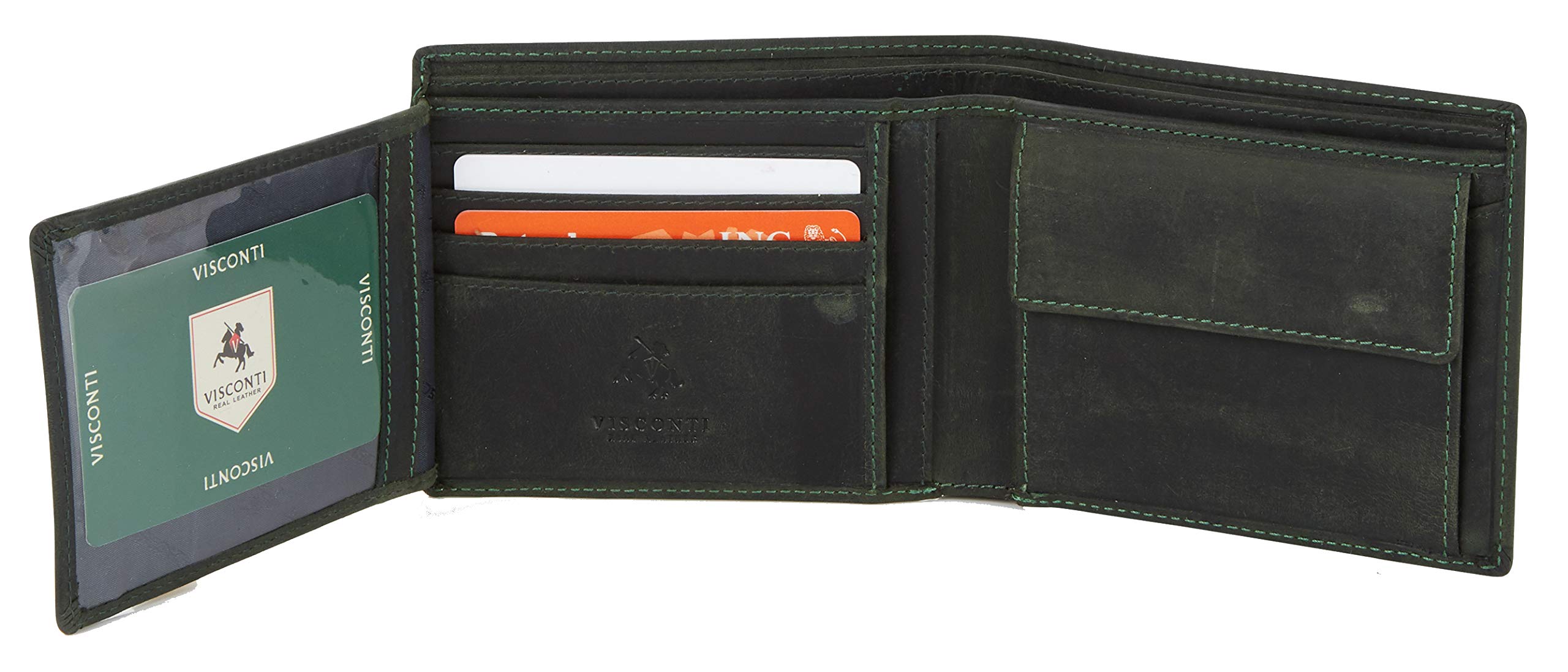 Visconti Hunters Wallets 701 portafoglio uomo verde oliva RFID