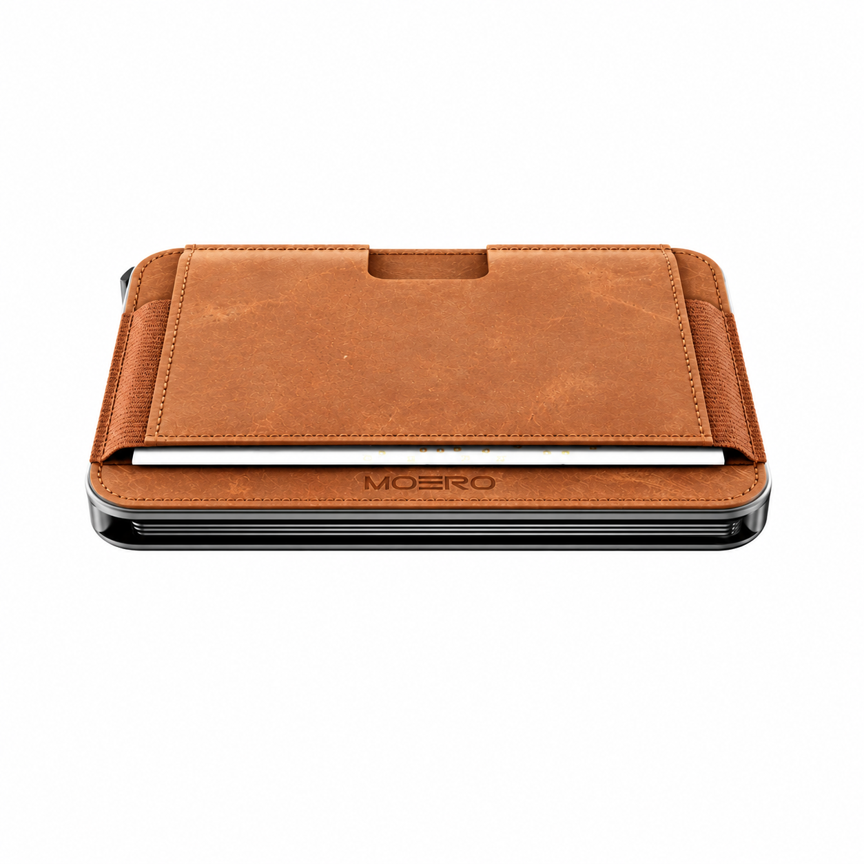 Moero Linea M2 M2 Pro portafoglio MagSafe cognac 7 carte RFID