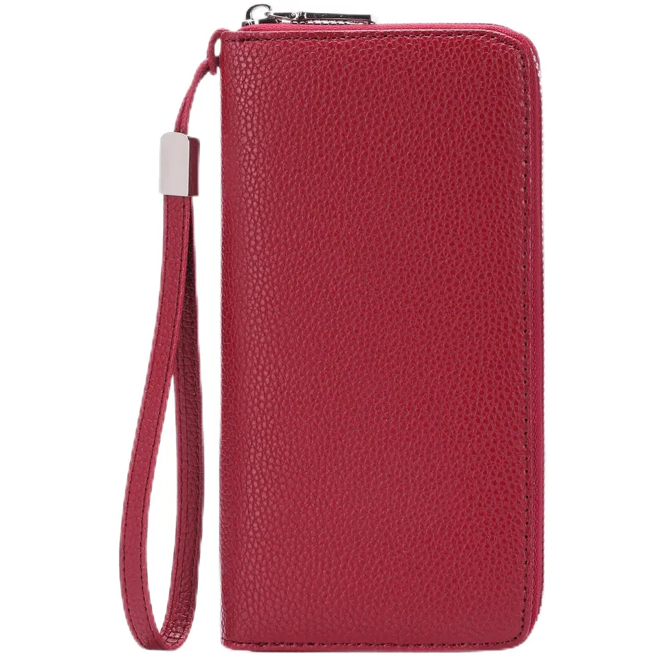 GOIACII WOMEN'S LARGE WALLET portafoglio donna A02 vino rosso RFID