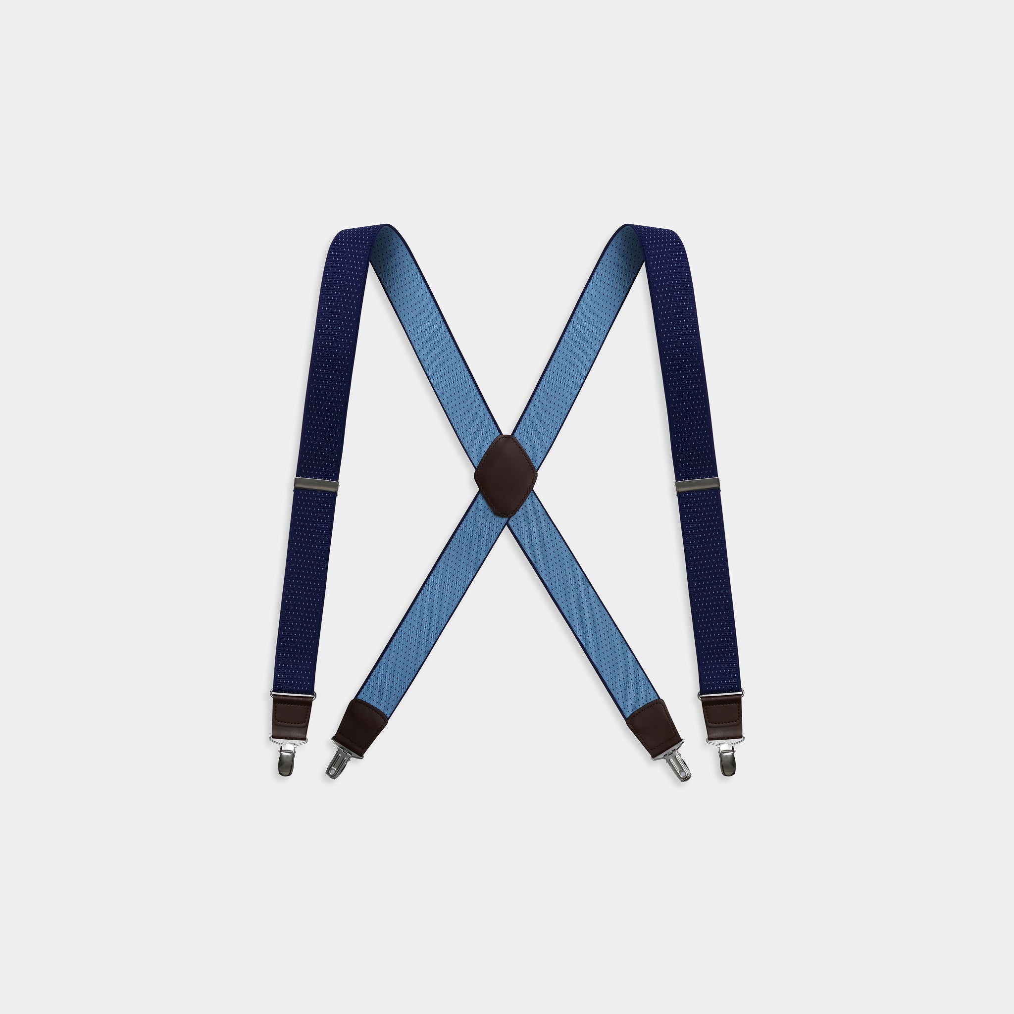 Miguel Bellido Tirantes bretelle elastiche a pois blu