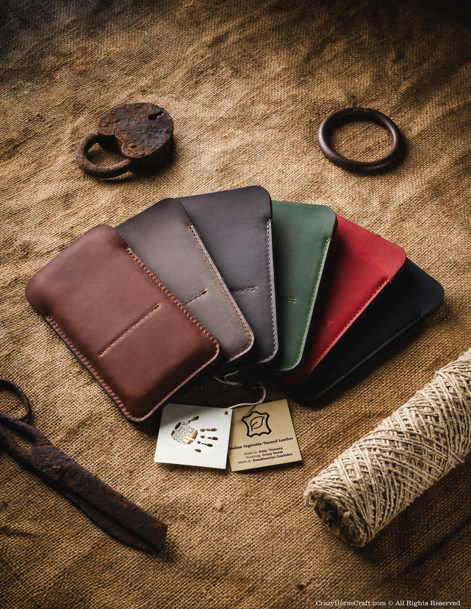 Crazy Horse Craft Phone Cases Classic Leather & Felt iPhone Case custodia iPhone Classic Brown in pelle