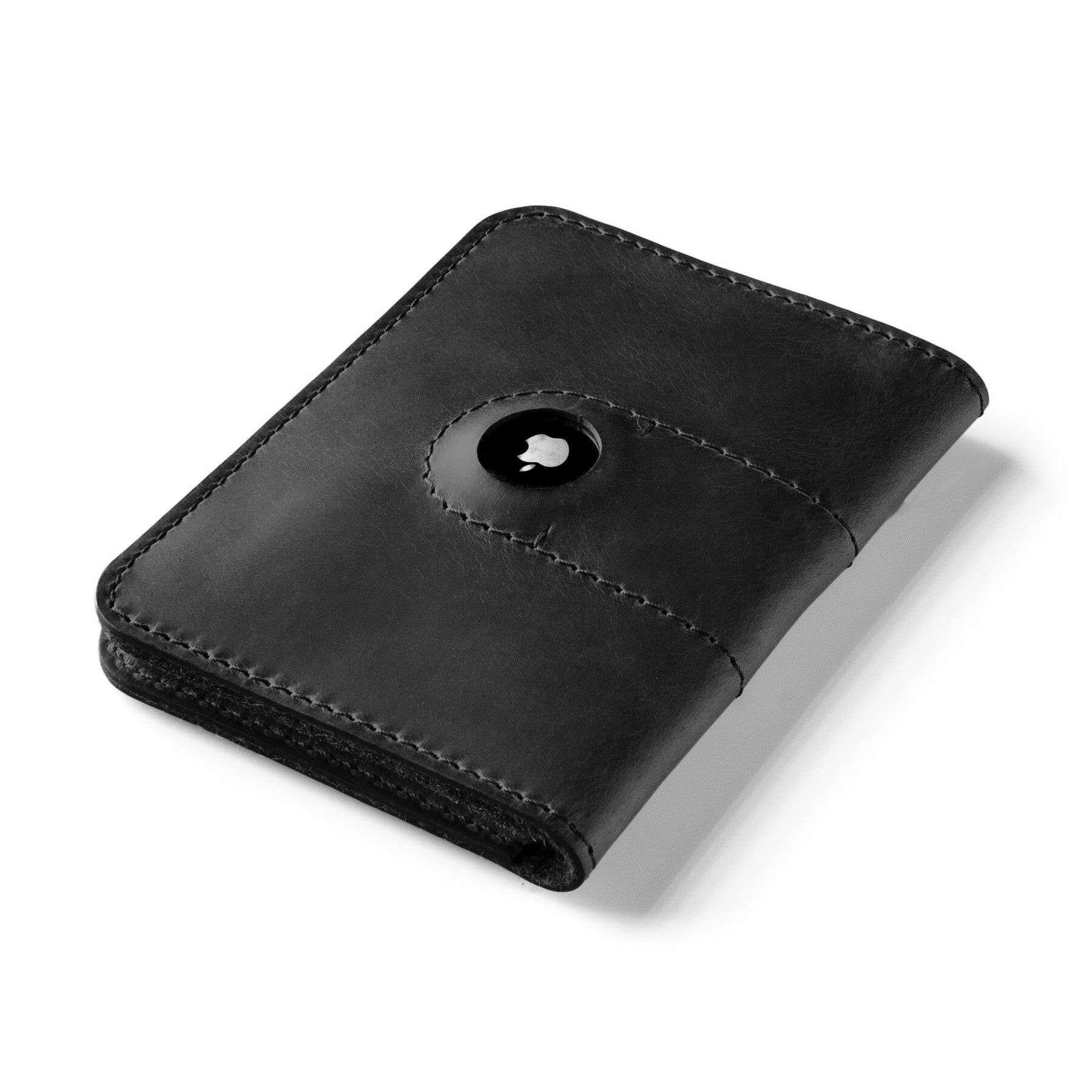 Crazy Horse Craft Wallets & Card Holders Veg-Tanned Leather AirTag Passport Wallet Classic Brown