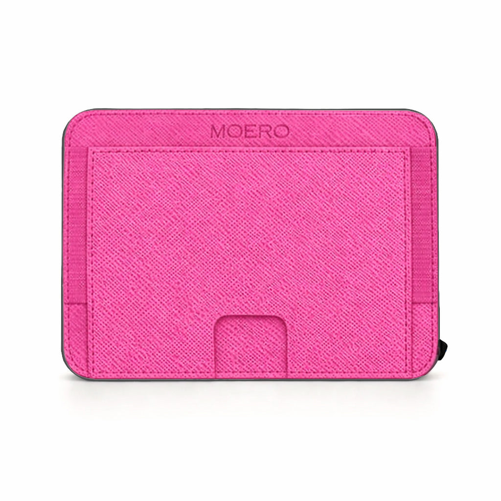 Moero Linea M2 M2 Pro Saffiano Fucsia Pink MagSafe wallet