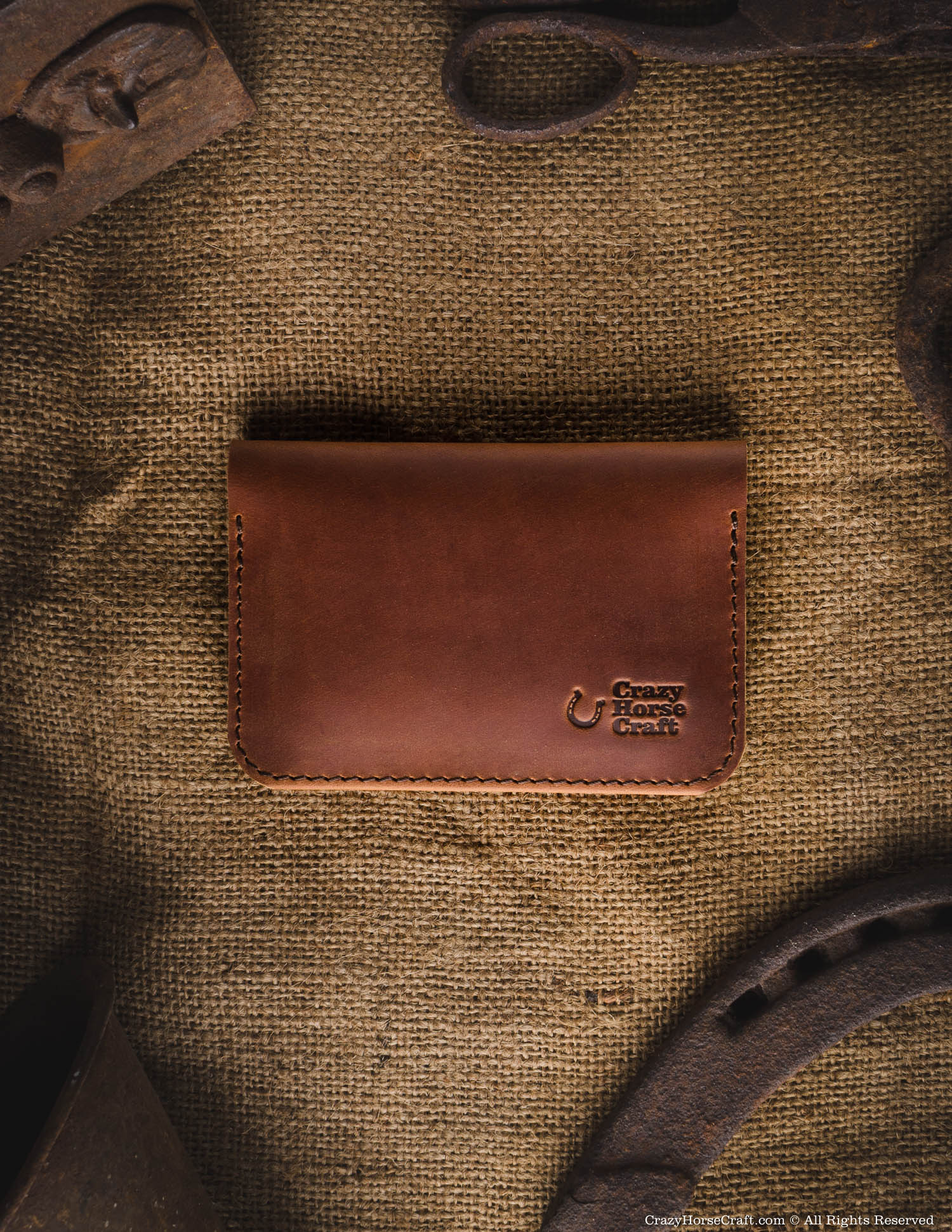Crazy Horse Craft Wallets & Card Holders Portafoglio Classic Brown