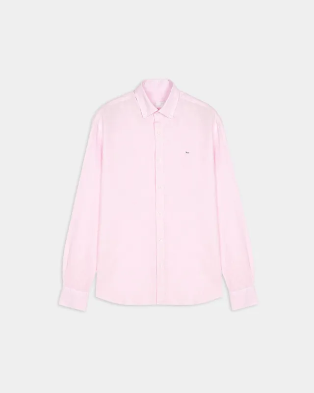 Miguel Bellido Camisas Camisa casual de lino camicia taglia 2-6, collo con bottoni