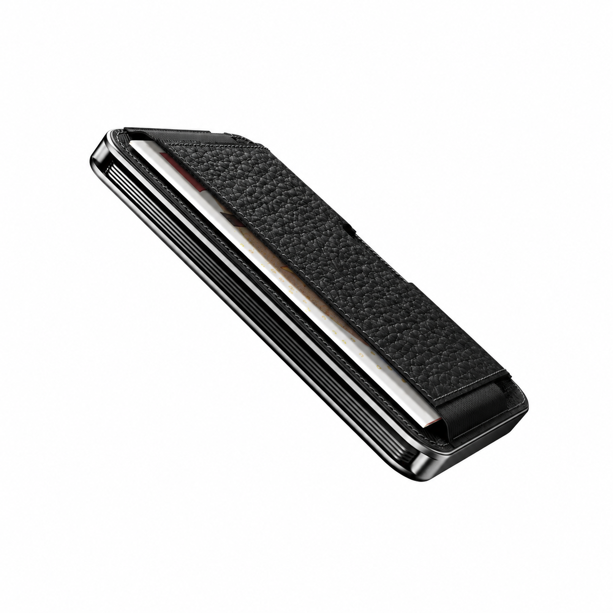 Moero Linea M2 M2 Pro Bottalato Nero portafoglio MagSafe RFID