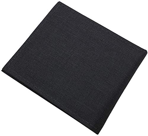 myledershop Herren Geldbörsen portafoglio orizzontale nero RFID NFC