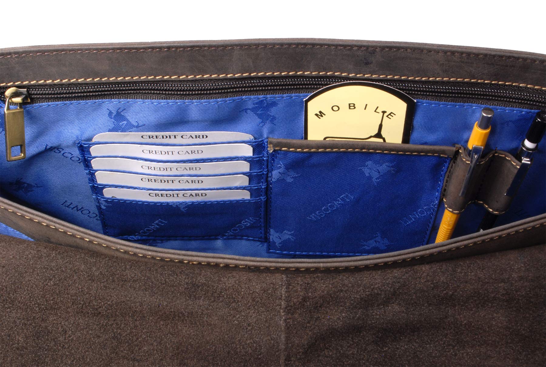 Visconti Hunters Bags 16072 Foster borsa messenger a tracolla in pelle