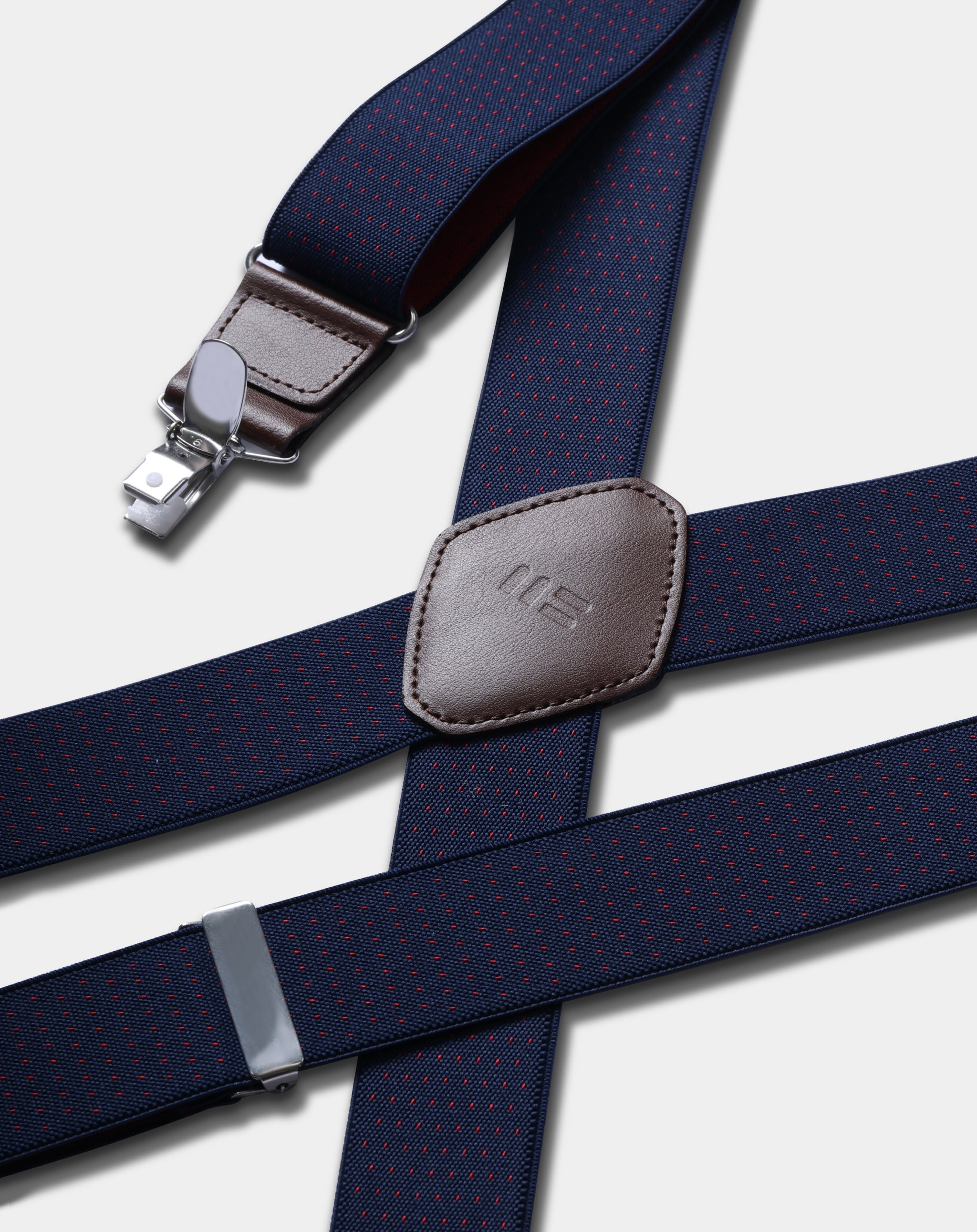 Miguel Bellido Tirantes bretelle elastiche a pois blu