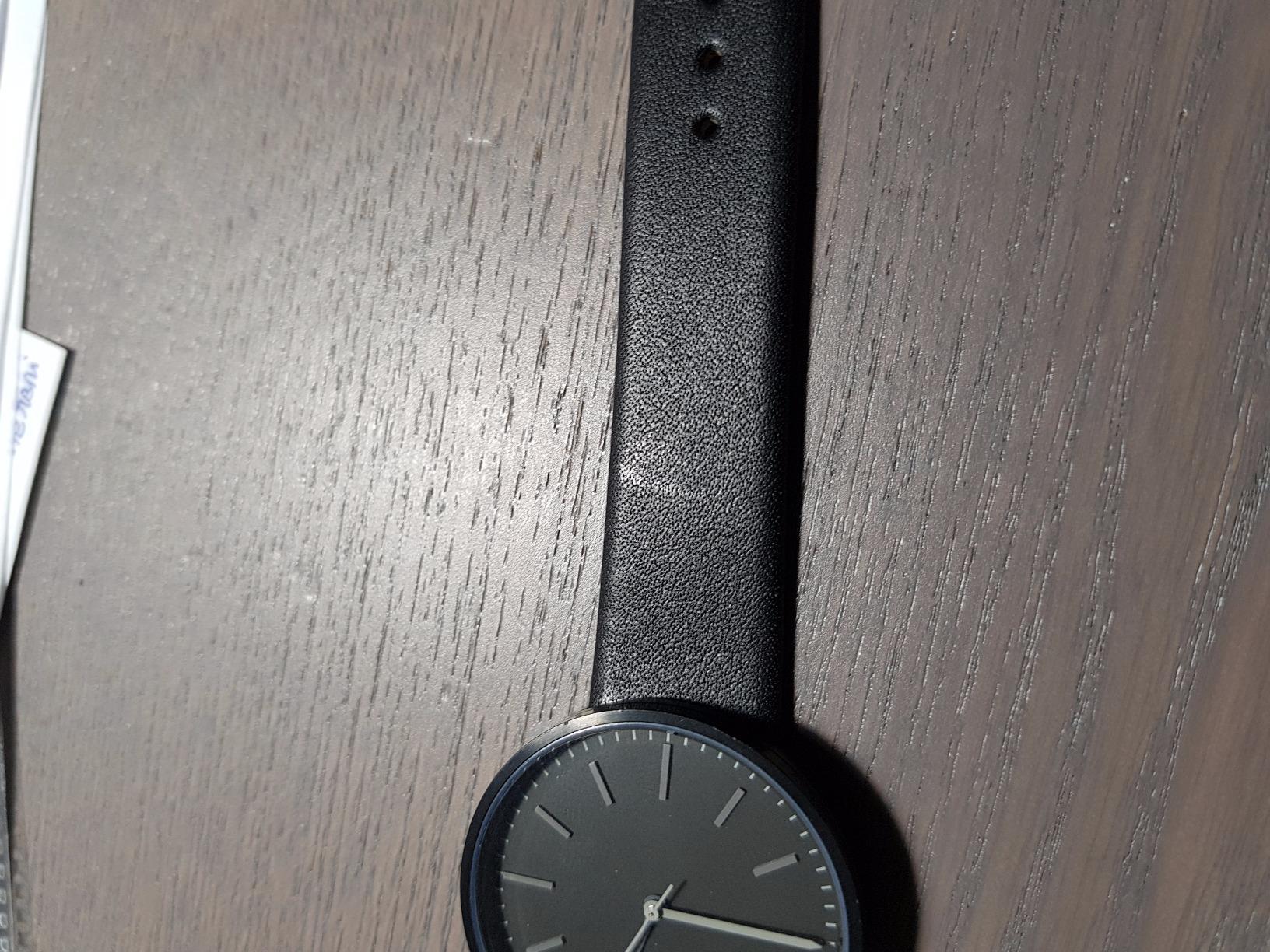 myledershop Uhrenarmbänder cinturino orologio 18 mm nero pelle