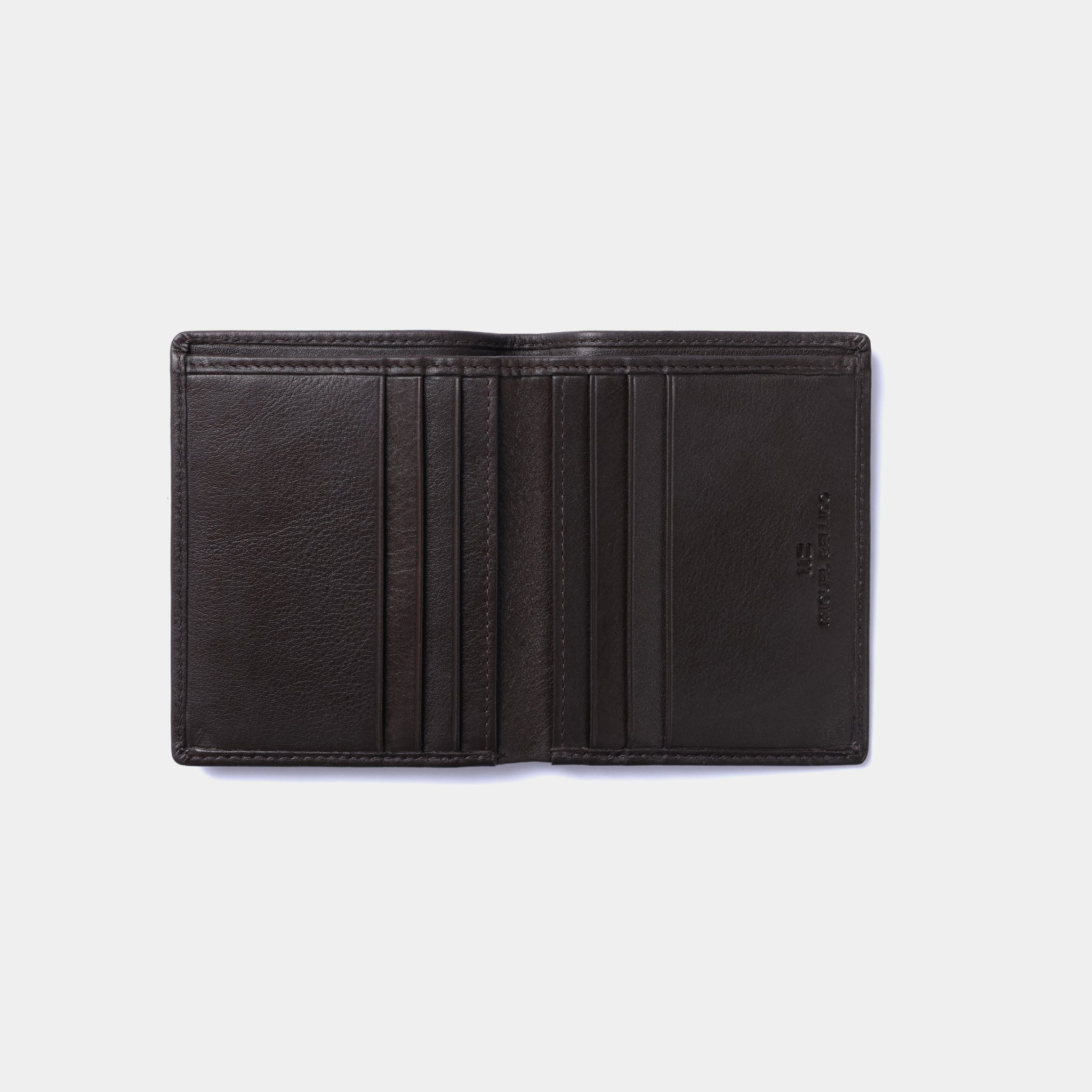Miguel Bellido Carteras Cartera con tarjetero in pelle bovina nera RFID