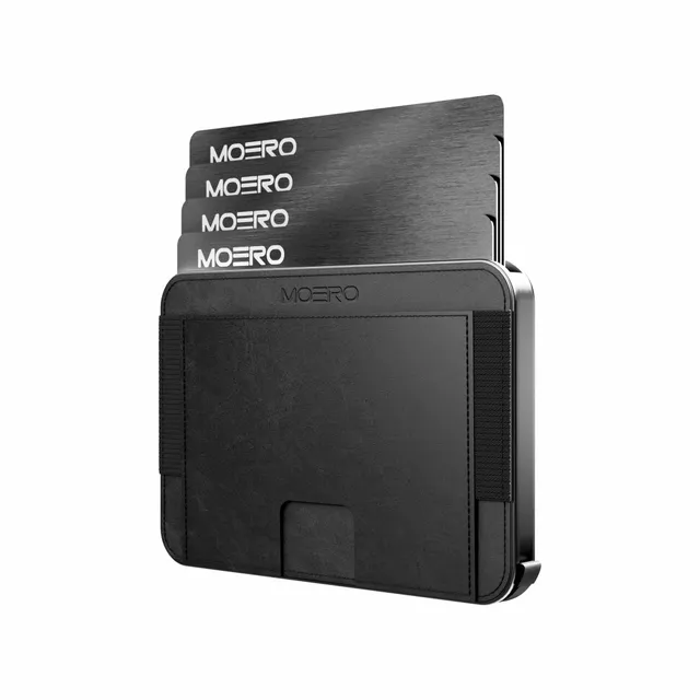 Moero Linea M2 M2 Pro Vintage Black portafoglio MagSafe RFID