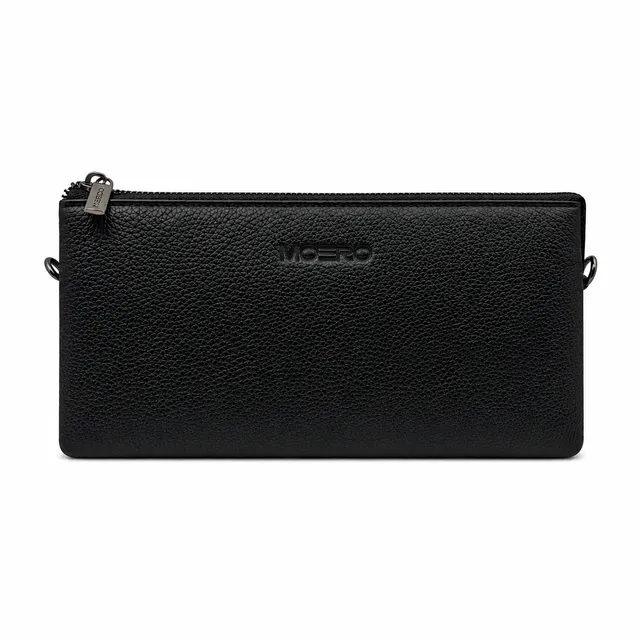 Moero Pochette e Borse pochette in pelle bovina con tracolla