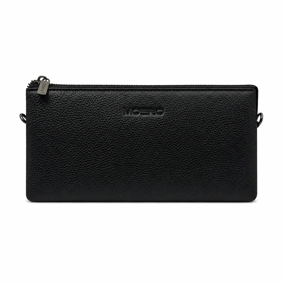 Moero Pochette e Borse pochette in pelle bovina con tracolla