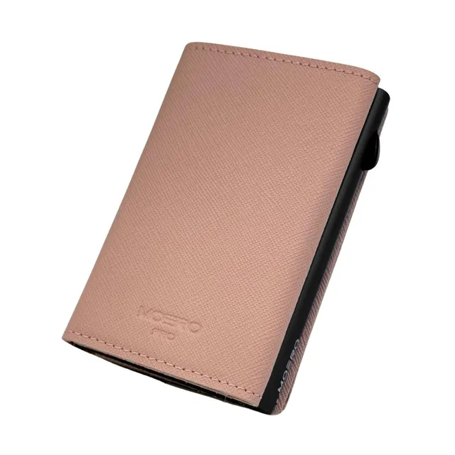 Moero Linea PRO PRO Saffiano portafoglio rosa RFID