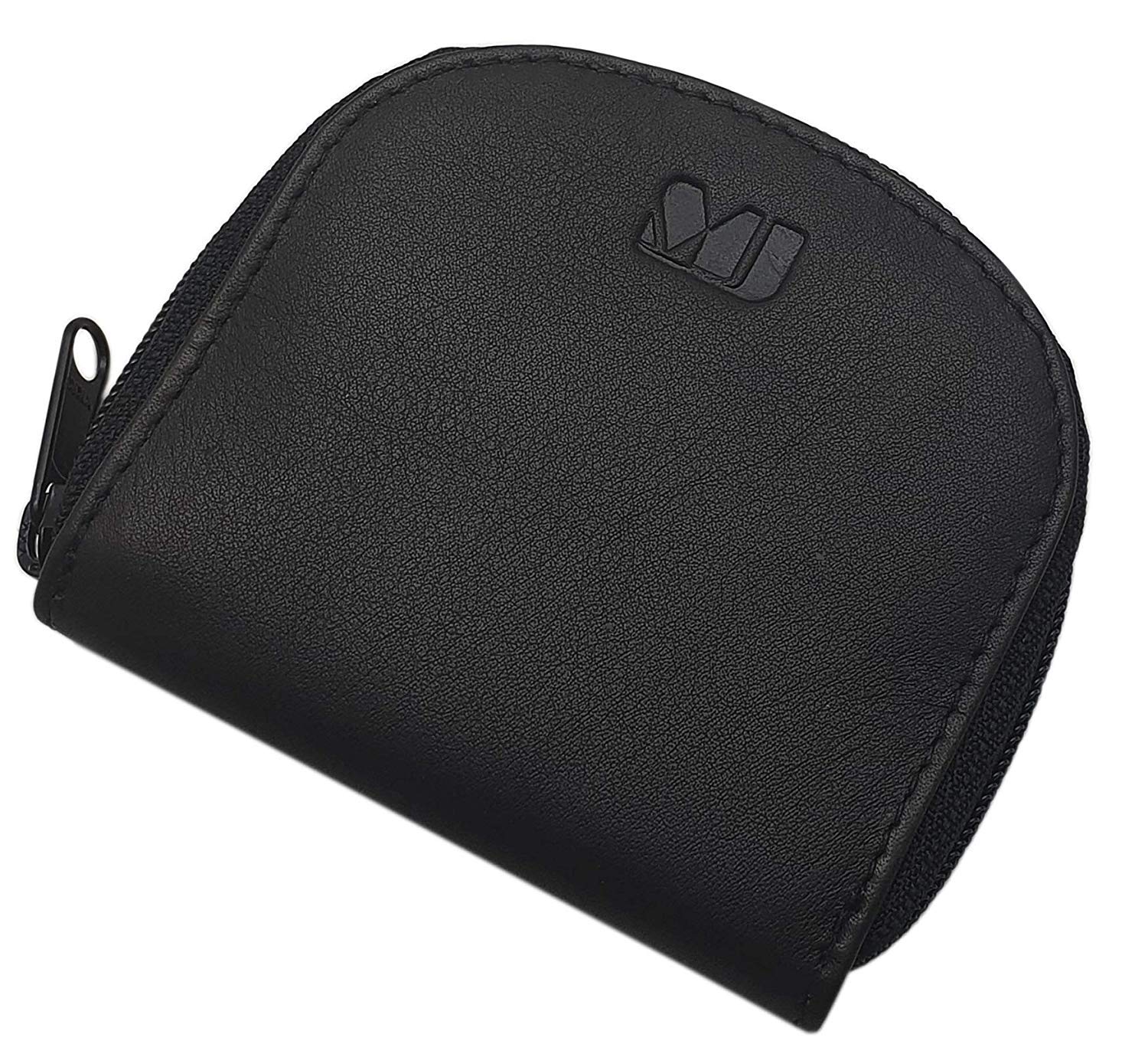 myledershop Münzbörsen MJ-Design-Germany portamonete nero in vacchetta