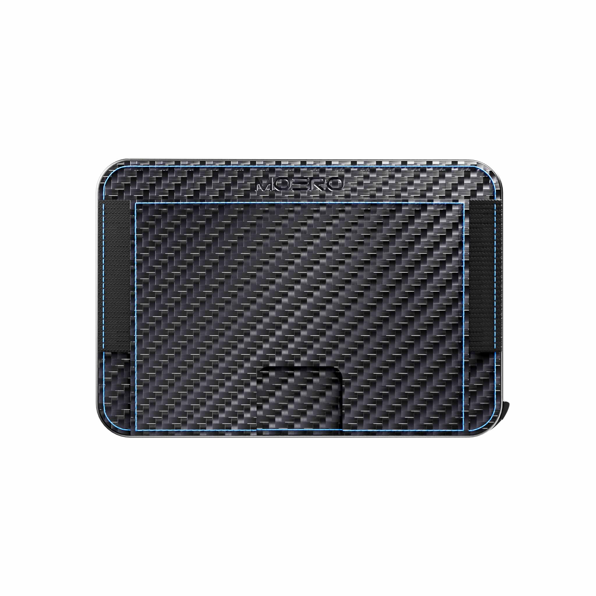 Moero Linea M2 M2 Pro Carbon Racing Blue portafoglio MagSafe RFID
