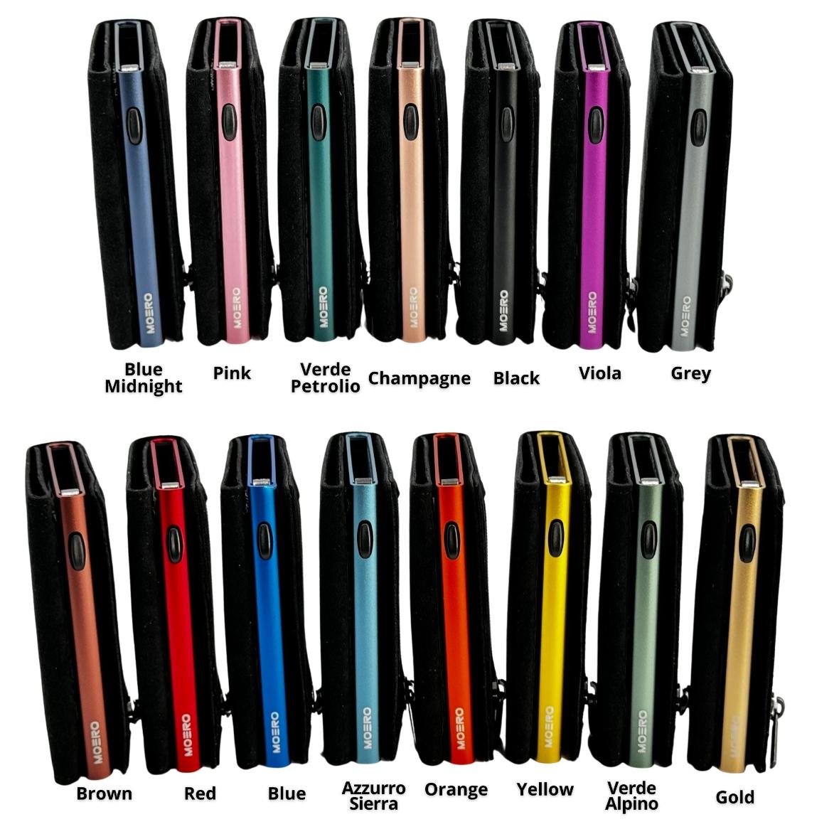 Moero Linea PRO PRO Zip SUPERIOR portafoglio nero RFID