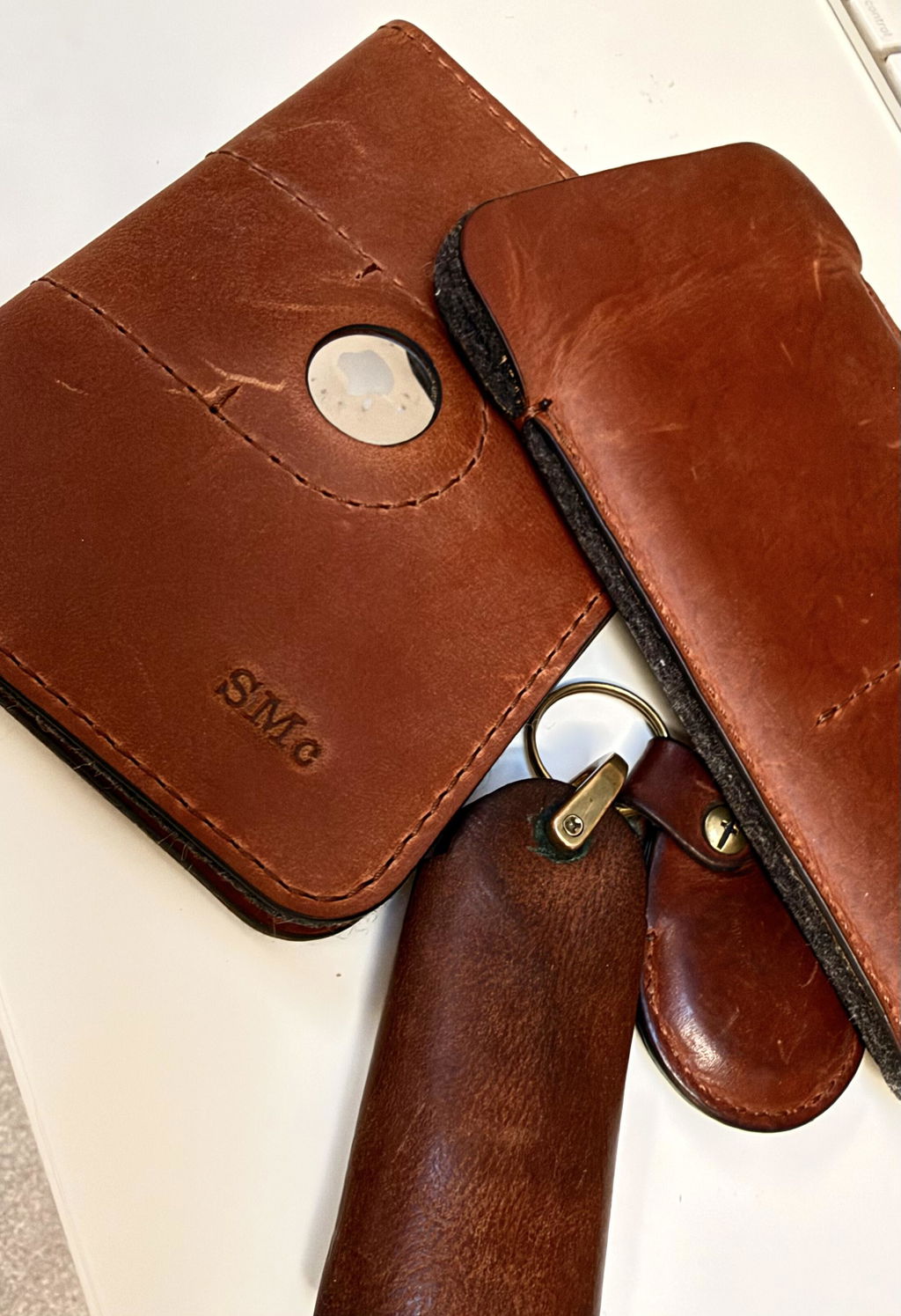Crazy Horse Craft Phone Cases Classic Leather & Felt iPhone Case custodia iPhone Classic Brown in pelle