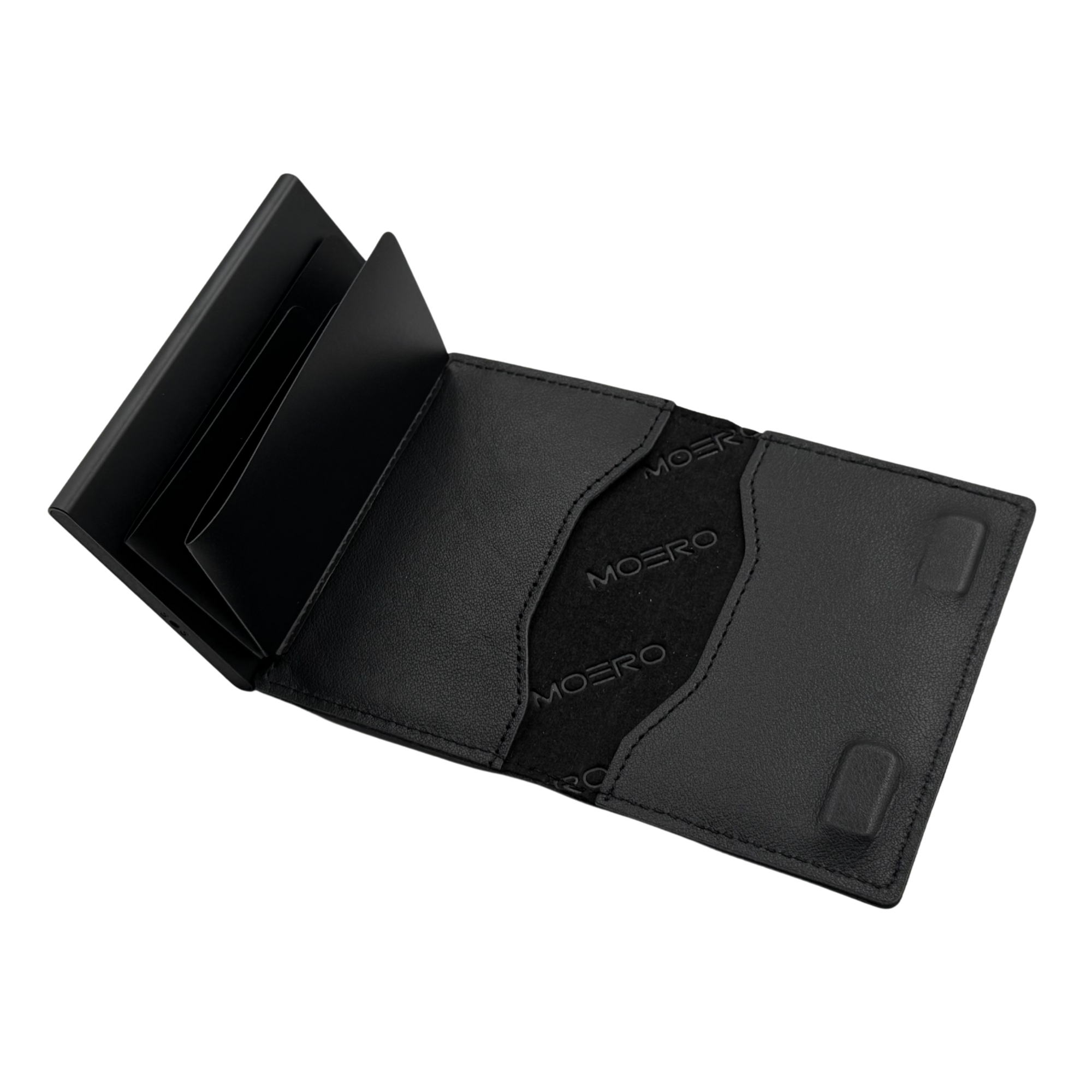 Moero Linea Air AIR Portafoglio Black 9,7 cm RFID sottile
