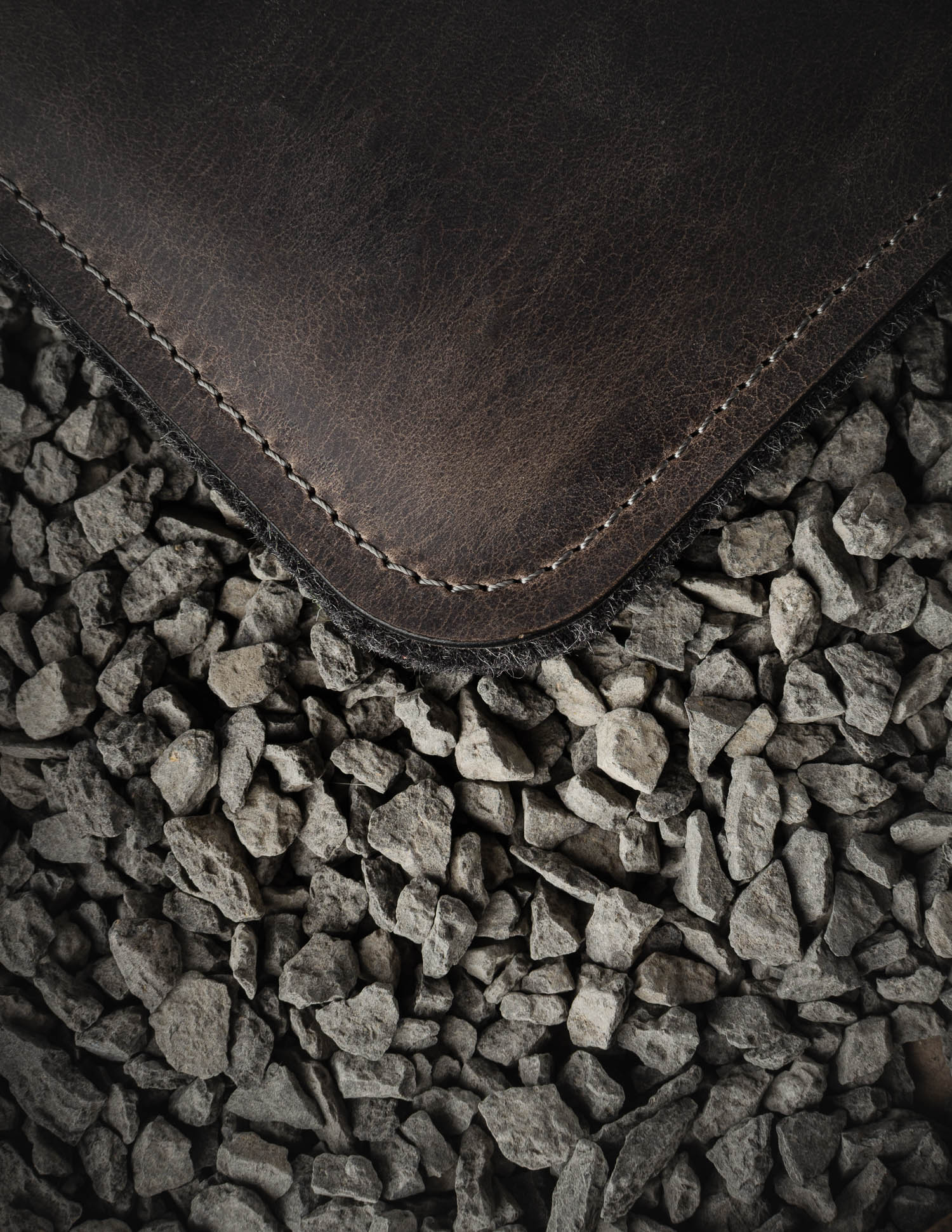 Crazy Horse Craft iPad and Kindle Cases custodia iPad Stone Grey in pelle