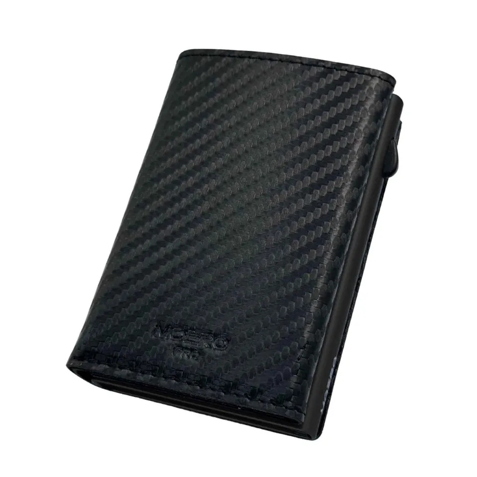 Moero Linea PRO PRO PLUS portafoglio nero 4.0 in carbonio RFID