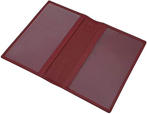 myledershop Impf- und Reisepass Mappen custodia passaporto rosso ciliegia RFID