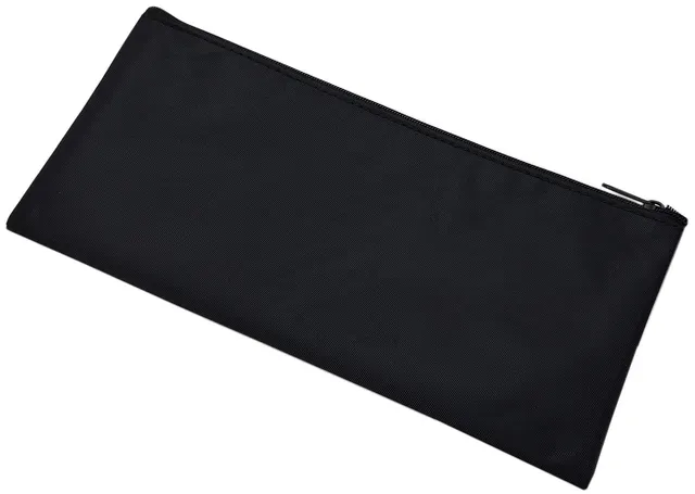 myledershop Banktaschen portafoglio per banca marsupio nero in poliestere