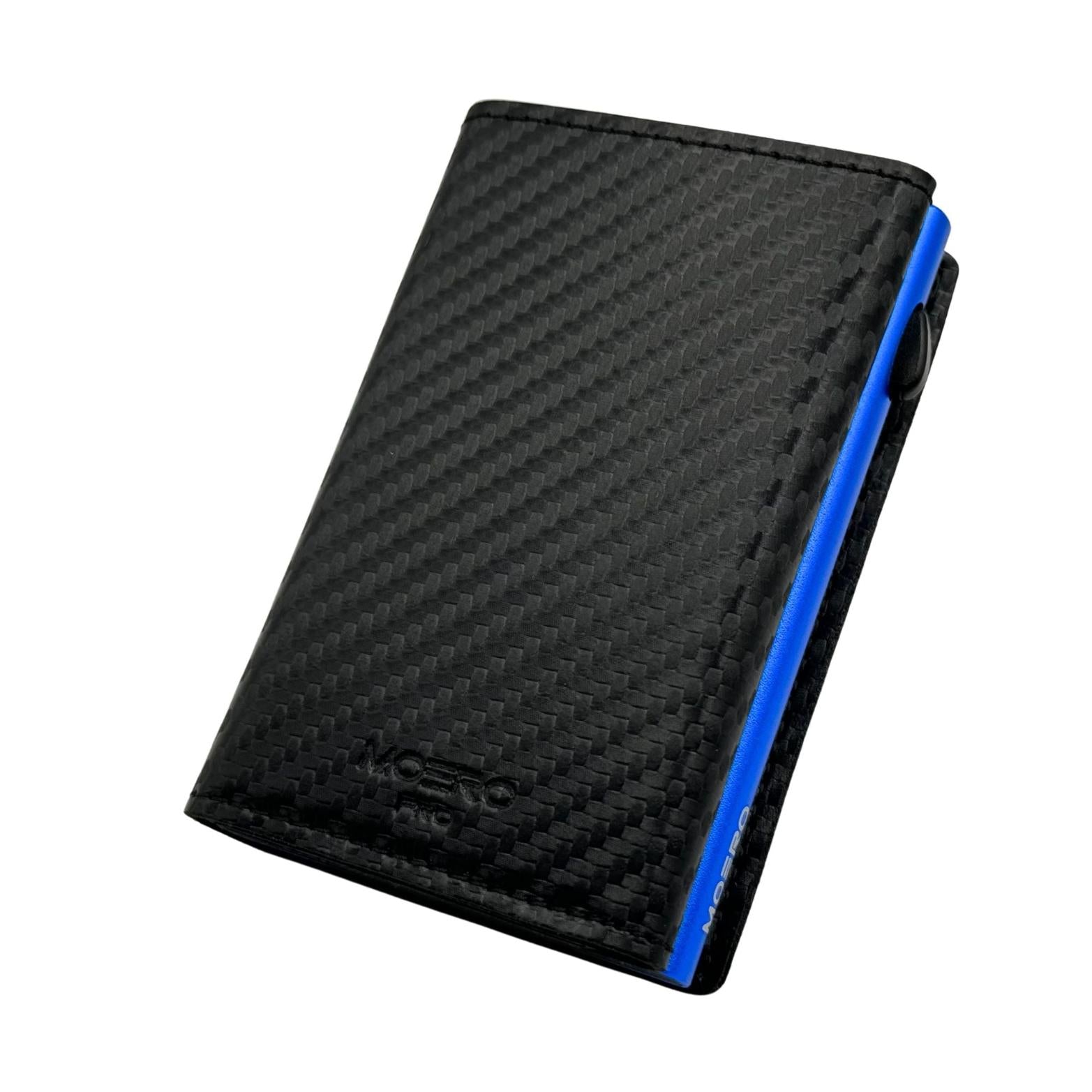 Moero Linea PRO Zip Carbon portafoglio nero 4.0 con RFID