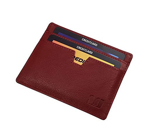 myledershop Kredit- und Visitenkartenetuis porta carte di credito in vacchetta