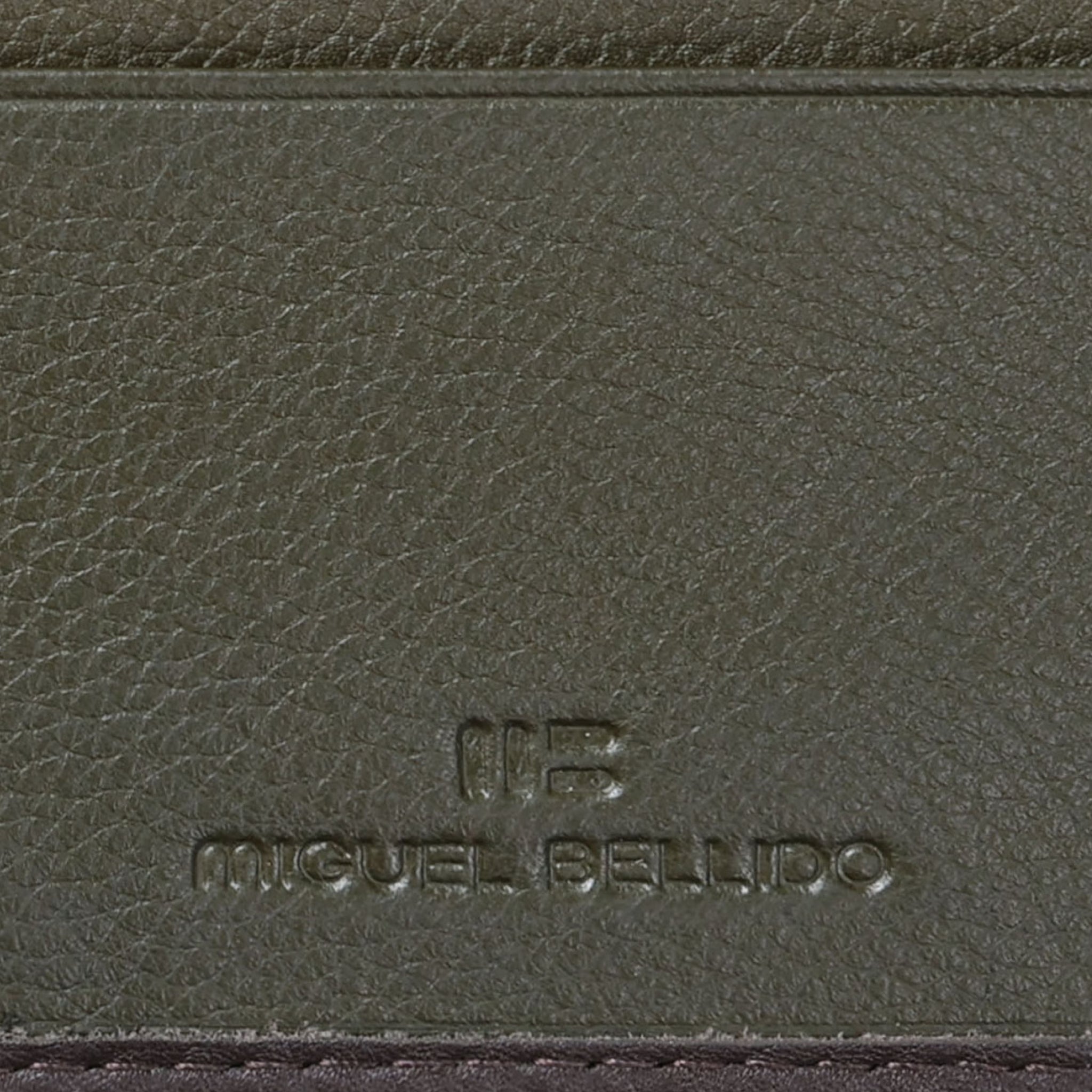 Miguel Bellido Carteras Cartera Milano con tarjetero in piel de vacuno nero