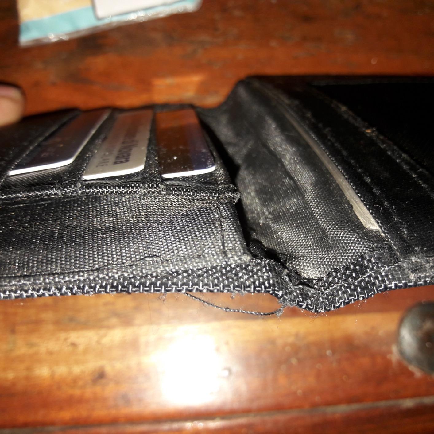 myledershop Karten- und Ausweisetuis porta documenti 6 scomparti nylon similpelle