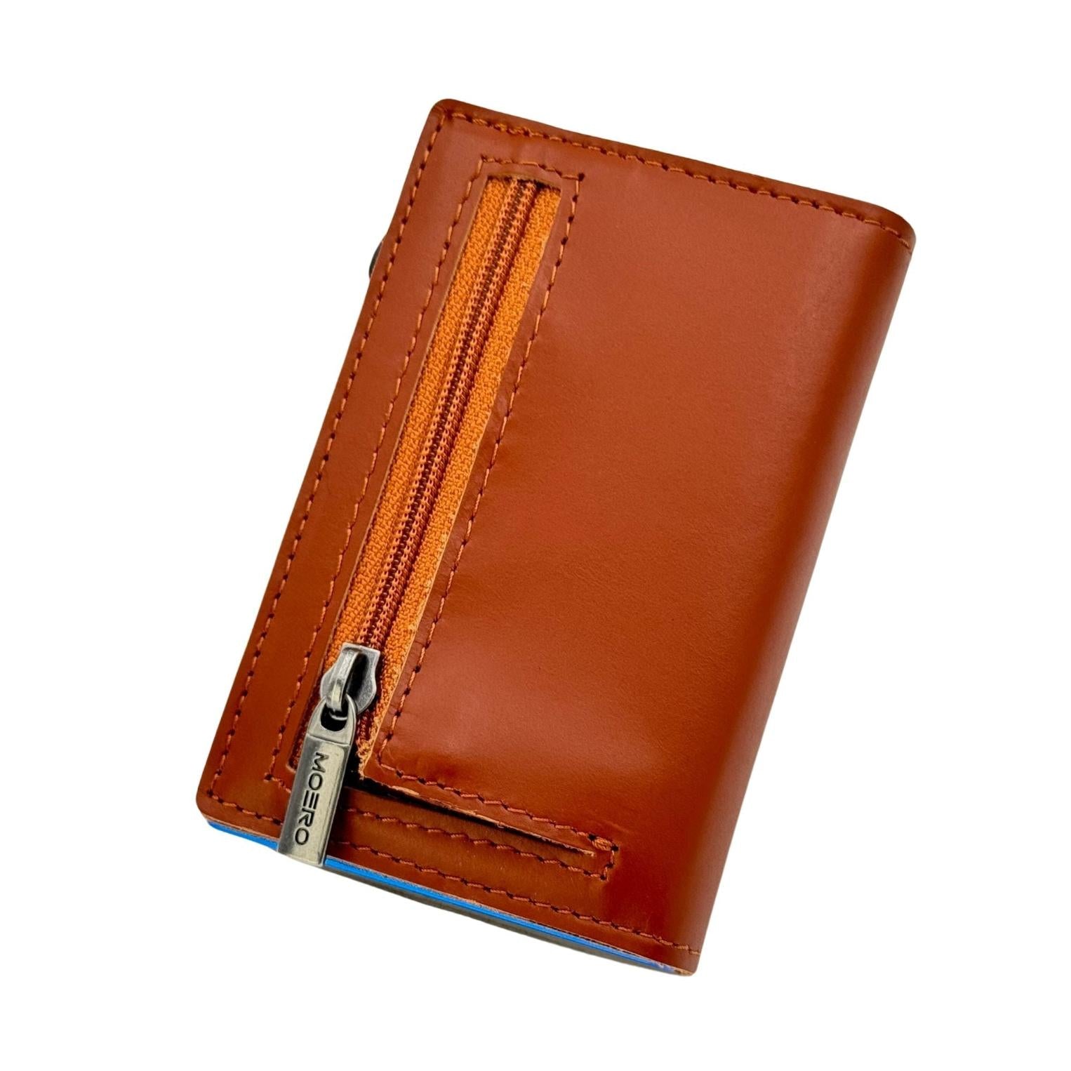 Moero Linea PRO PRO Zip portafoglio marrone 4.0 RFID