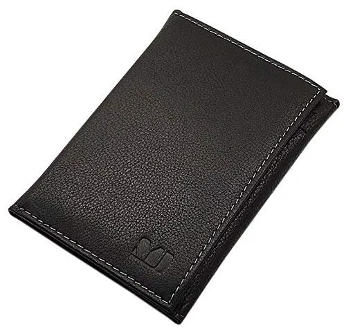 myledershop Karten- und Ausweisetuis porta carte Nero RFID NFC