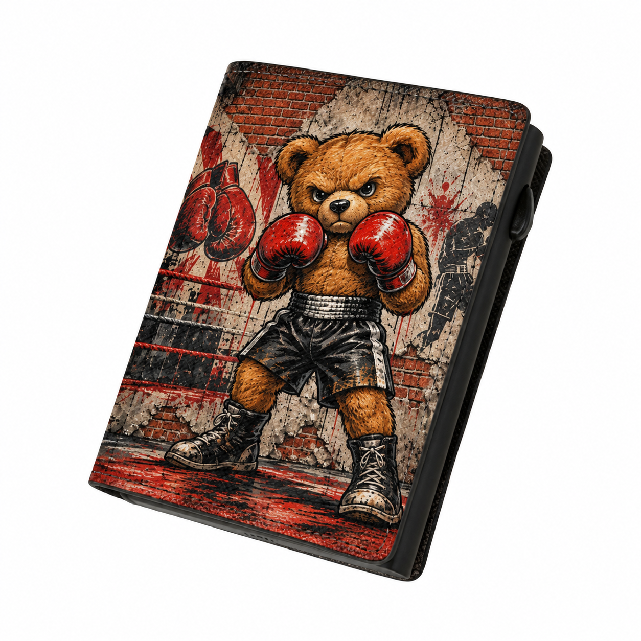 Moero Edizioni Speciali Teddy Box portafoglio con portamonete zip
