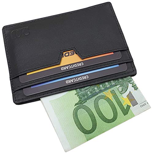 myledershop Kredit- und Visitenkartenetuis porta carte di credito in vacchetta