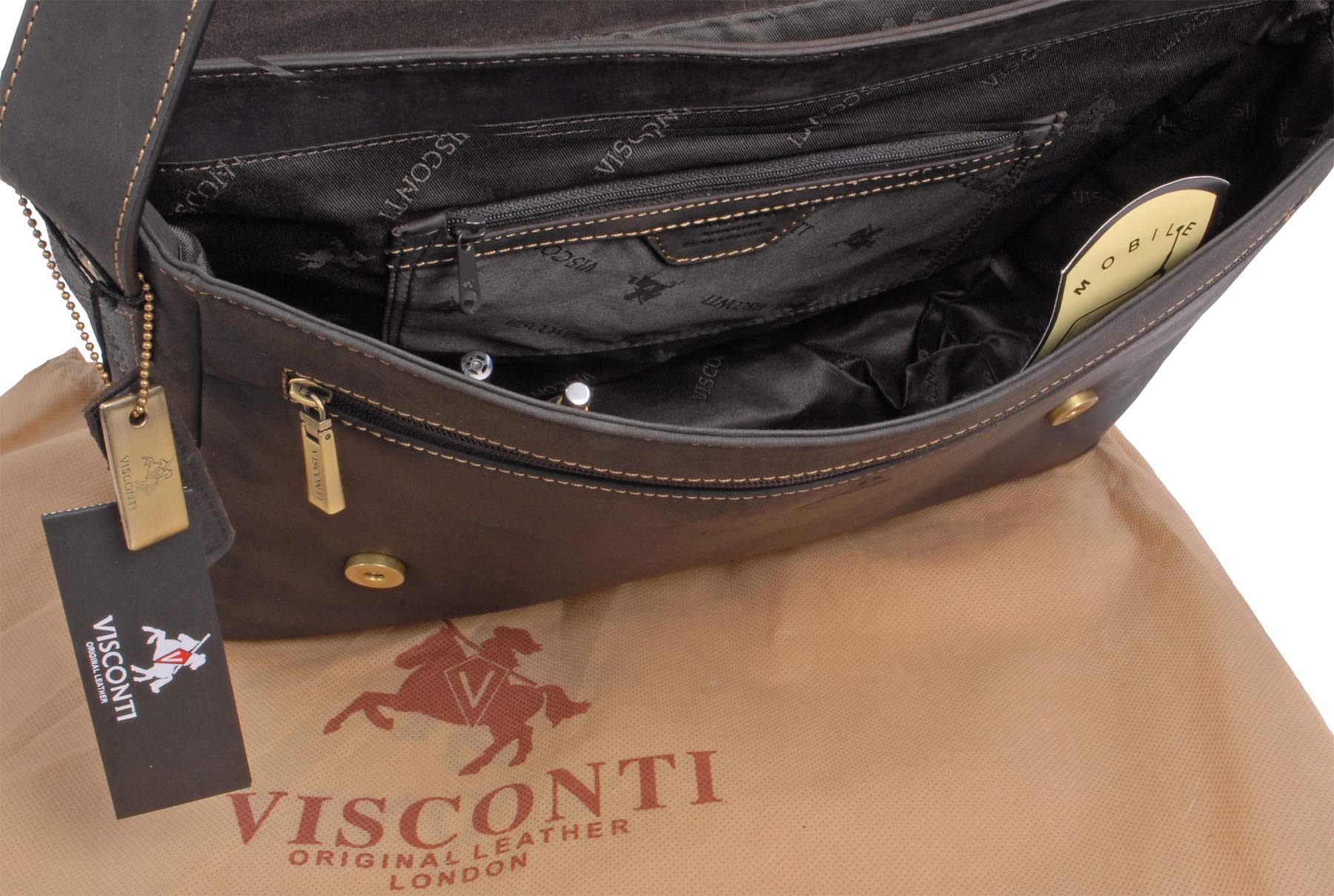 Visconti Hunters Bags 18516 Texas borsa messenger