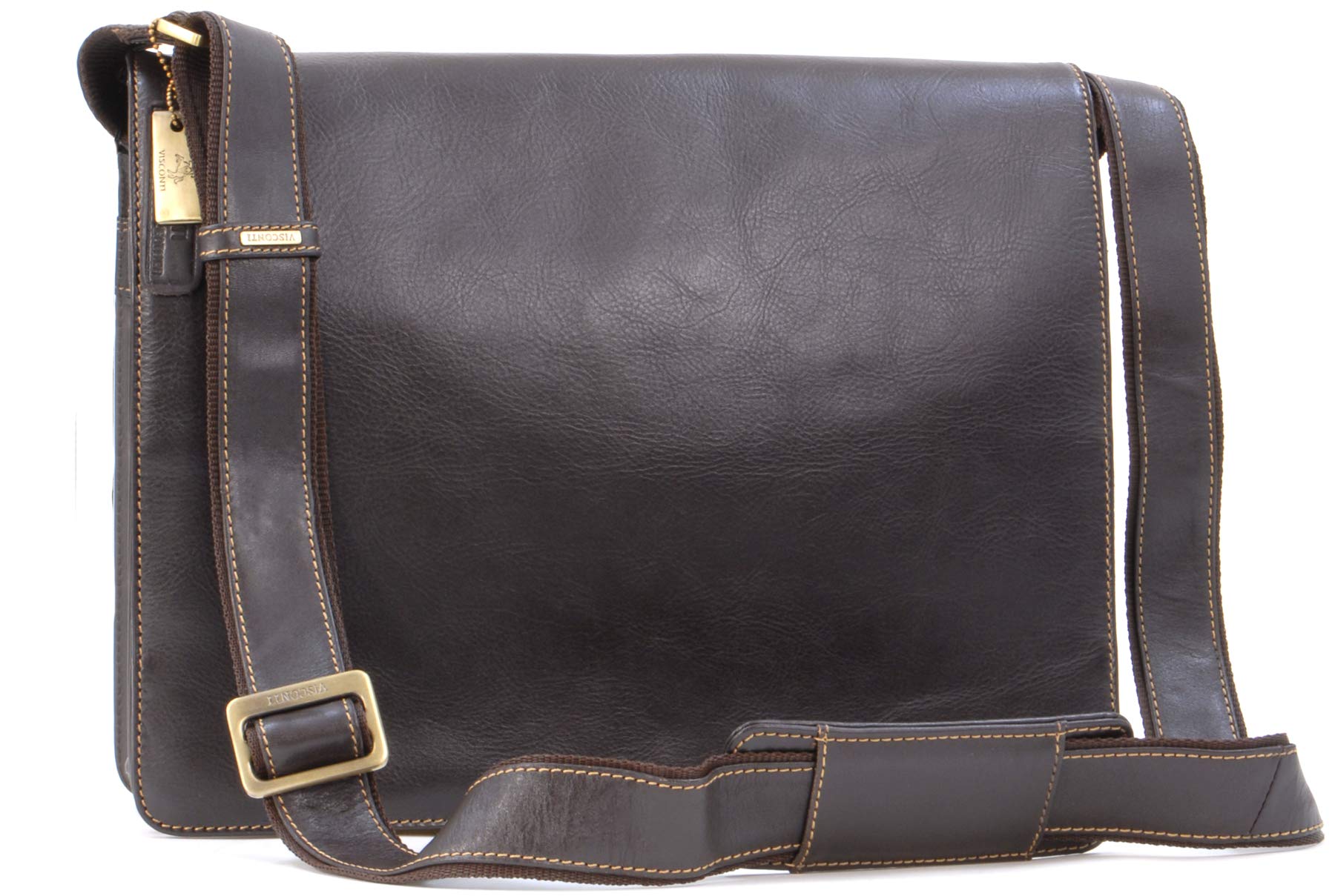 Visconti Hunters Bags 18548 messenger borsa a tracolla Olio Marrone Chiaro