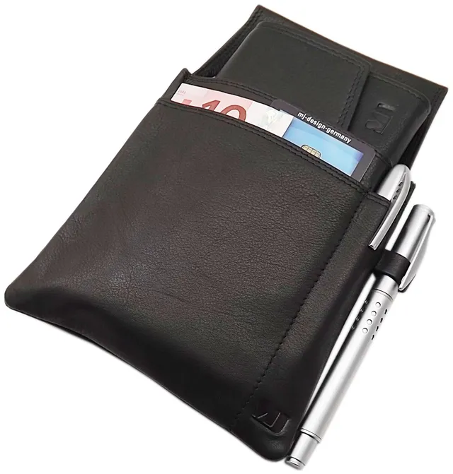 myledershop Kellnerbörsen MJ-Design-Germany fondina cameriere nera