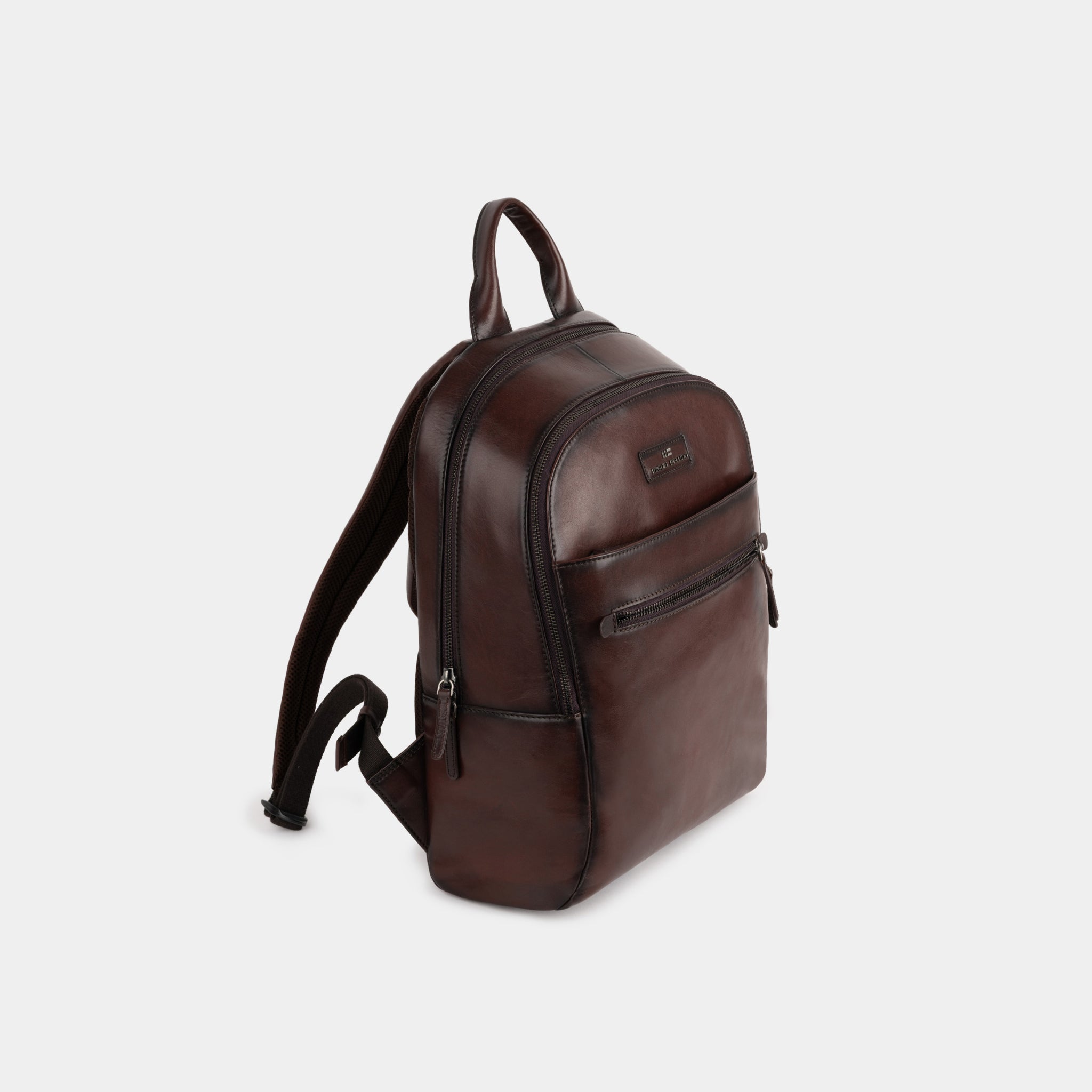 Miguel Bellido Mochilas para hombre Budapest zaino in pelle di vacchetta