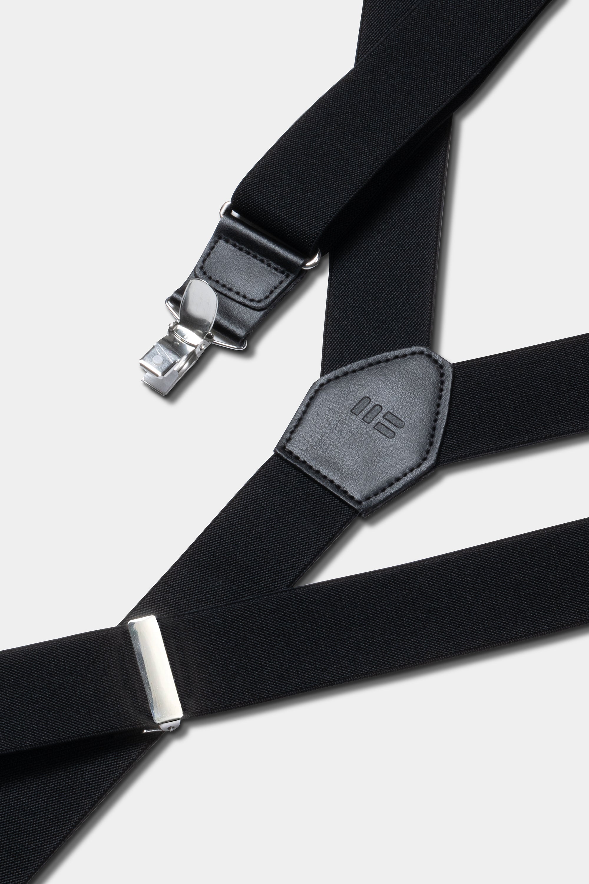 Miguel Bellido Tirantes bretelle elastiche lisce bordeaux con pinze