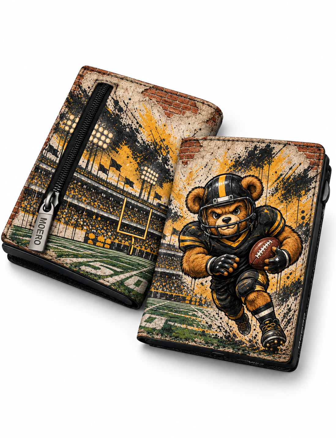 Moero Edizioni Speciali Pro Teddy Football Americano portafoglio RFID