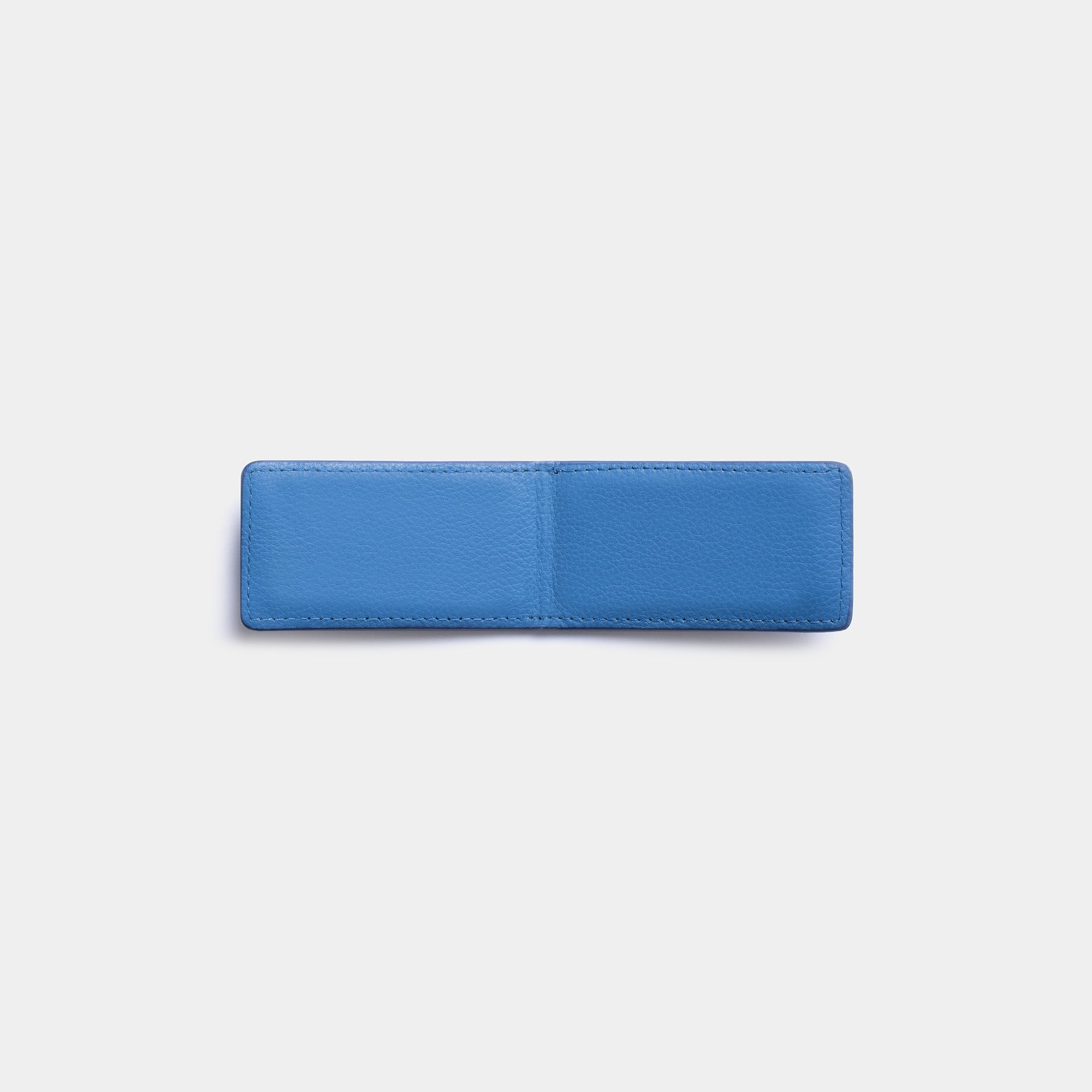 Miguel Bellido Accesorios funcionales pinza magnetica per banconote blu pelle