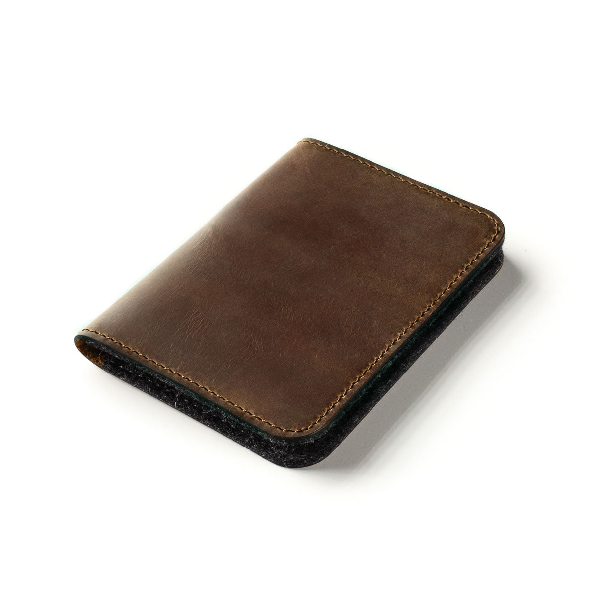Crazy Horse Craft Wallets & Card Holders portafoglio passaporto Classic Brown